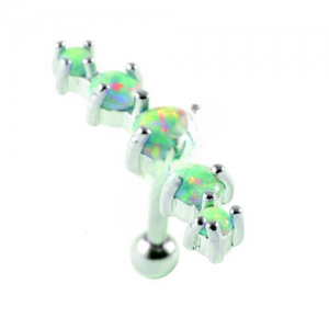 Piercing Microbell Reto Modelo 3 Aço 316L